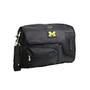 Denco Sports Luggage Travel Messenger Bag With 15 inch; Laptop Pocket, Michigan Wolverines, 15 1/4 inch;H x 12 inch;W x 1 1/4 inch;D, Black