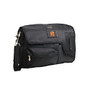 Denco Sports Luggage Travel Messenger Bag With 15 inch; Laptop Pocket, Syracuse Orange, 15 1/4 inch;H x 12 inch;W x 1 1/4 inch;D, Black