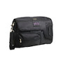 Denco Sports Luggage Travel Messenger Bag With 15 inch; Laptop Pocket, TCU Horned Frogs, 15 1/4 inch;H x 12 inch;W x 1 1/4 inch;D, Black