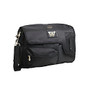 Denco Sports Luggage Travel Messenger Bag With 15 inch; Laptop Pocket, Washington Huskies, 15 1/4 inch;H x 12 inch;W x 1 1/4 inch;D, Black