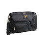 Denco Sports Luggage Travel Messenger Bag With 15 inch; Laptop Pocket, West Virginia Mountaineers, 15 1/4 inch;H x 12 inch;W x 1 1/4 inch;D, Black