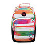 Roxy Grand Thoughts Backpack With 17 inch; Laptop Compartment, Aqua Stripes