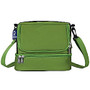 Wildkin Double Decker Lunch Bag, 8 inch;H x 9 inch;W x 7 inch;D, Parrot Green