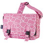 Wildkin Jumpstart Messenger Bag With 15 inch; Laptop Pocket, Pink Giraffe