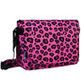 Wildkin Laptop Messenger Bag With 17 inch; Laptop Pocket, Pink Leopard