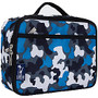Wildkin Polyester Lunch Box, 9 3/4 inch;H x 7 inch;W x 3 1/4 inch;D, Blue Camo