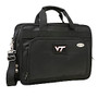 Denco Sports Luggage Expandable Briefcase With 13 inch; Laptop Pocket, Virginia Tech Hokies, Black