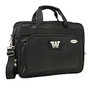 Denco Sports Luggage Expandable Briefcase With 13 inch; Laptop Pocket, Washington Huskies, Black