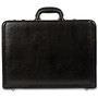 Kenneth Cole Reaction Leather Attache With 17 inch; Laptop Pocket, Black