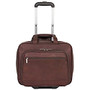 Kenneth Cole Reaction Rolling Leather Portfolio, 13 1/2 inch; x 16 1/2 inch; x 8 1/2 inch;, Brown