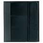 Mead; Cambridge City&trade; Microfiber Trifold Padfolio, 12 5/8 inch; x 10 5/8 inch;, Black