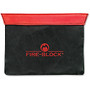 MMF Fire-Block Carrying Case (Portfolio) for Document - Red, Black - Temperature Resistant, Fire Resistant, Damage Resistant - Kevlar - 10 inch; Height x 12.5 inch; Width