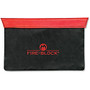 MMF Fire-Block Carrying Case (Portfolio) for Money, Document, Passport - Red, Black - Fire Resistant, Damage Resistant Zipper, Heat Resistant - Brass Zipper, Kevlar - 10 inch; Height x 15.5 inch; Width