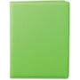 Samsill Fashion Color Padfolio - Letter - 8 1/2 inch; x 11 inch; Sheet Size - 3 Pocket(s) - Polyvinyl Chloride (PVC) - Lime - 1 Each
