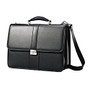 Samsonite; Leather Flapover Briefcase For 15.6 inch; Laptops, Black