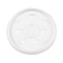 Dart Plastic Lids, for 12-oz. Hot/Cold Foam Cups, Slip-Thru Lid, WE, 1000/Carton