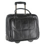 Kenneth Cole Reaction Vinyl Wheeled Overnighter For Laptops Up To 16 inch;, Black/Charcoal