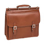 McKlein Halsted Leather Briefcase, Brown
