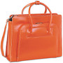 McKlein Lake Forest Italian Leather Briefcase, Orange