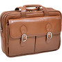 McKleinUSA Kenwood Leather Laptop Case, Brown