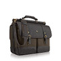 Solo Bradford 15.6 inch; Laptop Briefcase, Brown/Olive