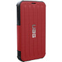 Urban Armor Gear Carrying Case (Folio) for Smartphone - Red, Black