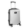 Denco Sports Luggage Rolling Carry-On Hard Case, 20 inch; x 9 inch; x 13 1/2 inch;, Silver, Kansas Jayhawks