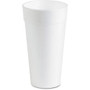 Genuine Joe Styrofoam Cup - 20 fl oz - 500 / Carton - White - Styrofoam - Hot Drink, Cold Drink