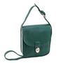 Parinda MAYA II Textured Faux Leather Crossbody Bag, 8 inch; x 7 1/2 inch; x 2 inch;, Green