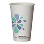 Highmark; Evolution Hot Cups, 16 Oz, 24% Recycled, White/Blue/Black, Pack Of 500