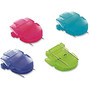 Advantus Brightly Colored Panel Wall Clip - Jumbo - 60 Sheet Capacity - 10 Pack - Assorted - Plastic