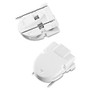 Advantus; Panel Wall Clips, White, Pack Of 4