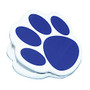 Ashley Productions Magnetic Clips, 3 inch;, Paw, Blue, Pack Of 12