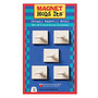 Dowling Magnets Magnetic Ceramic Ceiling Hooks, 1 inch; x 15/16 inch;, White, 5 Per Set, Pack Of 3 Sets