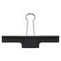 Lion Extra Large Binder Clip - X-Large - 3.9 inch; Width - 85 Sheet Capacity - 1 Pack - Black