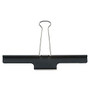 Lion Extra Large Binder Clip - X-Large - 5.9 inch; Width - 110 Sheet Capacity - 1 Pack - Black