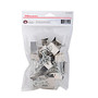 Office Wagon; Brand Binder Clips, Small, 3/4 inch; Wide, 3/8 inch; Capacity, Silver, Pack Of 24