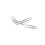 Office Wagon; Brand Paper Clips, No. 1 Regular, Silver, Box Of 100 Clips