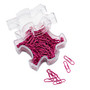Office Wagon; Brand Puzzle Piece Paper Clips, Pink, Pack Of 220