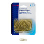 OIC; Gold Tone Paper Clips, No. 2 Regular, Box Of 100