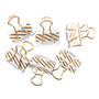 See Jane Work; Binder Clips, Gold Stripe, Pack Of 6