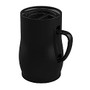 Mind Reader Liquid Gravity Double Walled Table/Desk Mug, Black