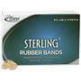 Alliance Sterling Rubber Bands, Size #8 - Size: #8 - 0.88 inch; Length x 63 mil Width - 7100 / Box - Crepe