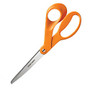 Fiskars; Our Finest Contoured Scissors, 8 inch;, Bent, Orange