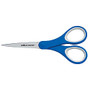 Office Wagon; Brand Rubberized-Handle Scissors, 8 inch;, Pointed, Blue/Gray