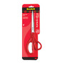 Scotch; Household Scissors, 8 inch;, Pointed, Red