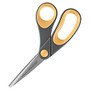 SKILCRAFT; Titanium Nonstick Scissors, 8 inch;, Bent, Yellow/Gray (AbilityOne 5110-01-629-6579)