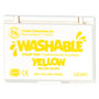 Center Enterprise Washable Stamp Pads, 2 1/4 inch; x 3 3/4 inch;, Yellow, Pack Of 6