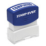 Harland Clarke Pre-Inked Stamp,  inch;Completed, inch; 9/16 inch; x 1 11/16 inch;, Blue Ink