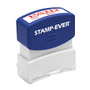 Harland Clarke Pre-Inked Stamp,  inch;Paid, inch; 9/16 inch; x 1 11/16 inch;, Red Ink
